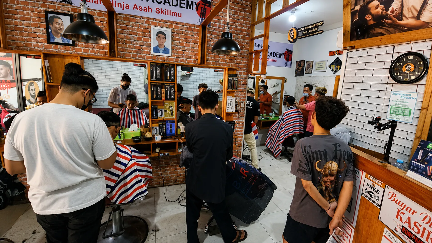 Suasana Kursus Indobarber Academy